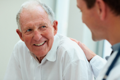 Sydney Prostate Centre - smiling man and his doctor