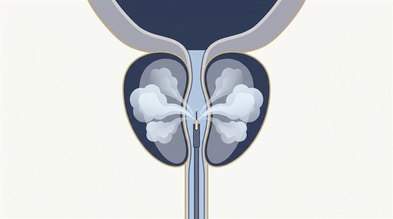 Rezum water vapour therapy for BPH illustration